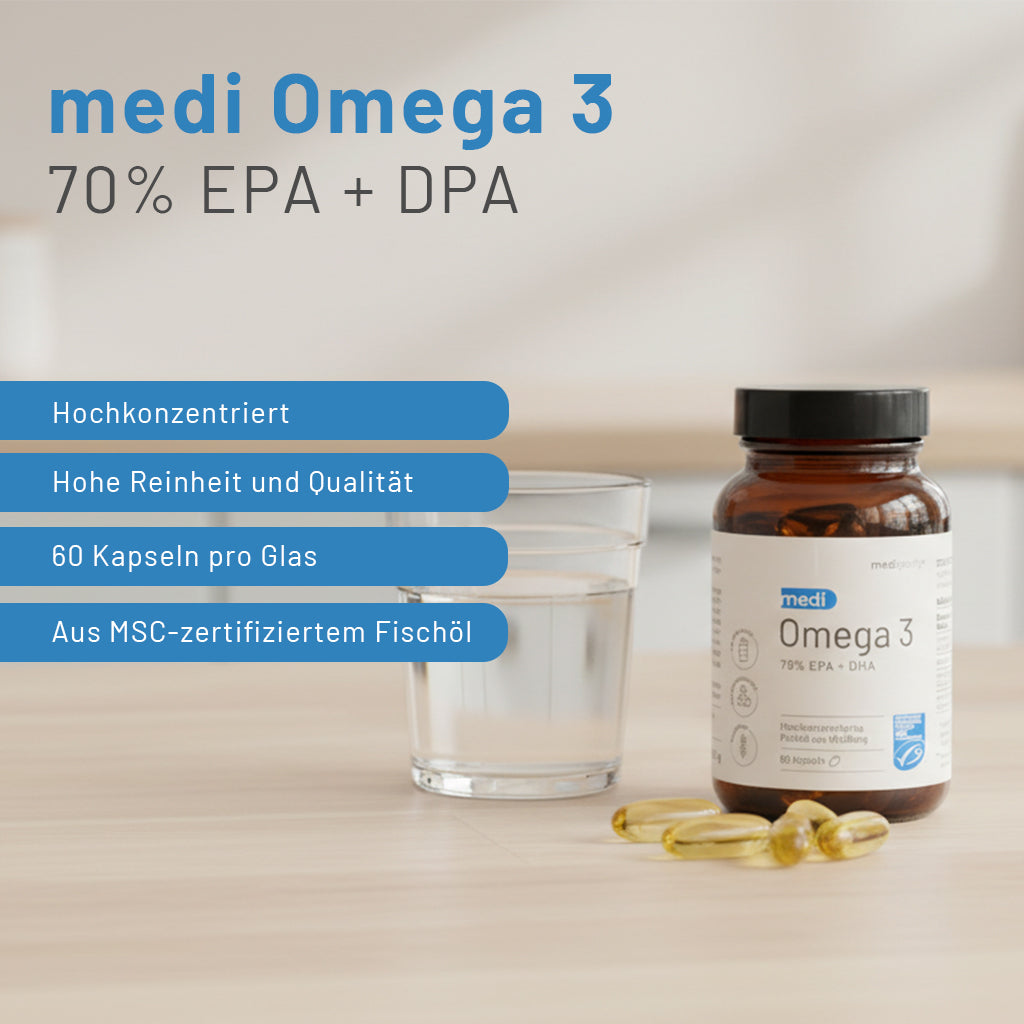 medi Omega 3 Kapseln Auflistung