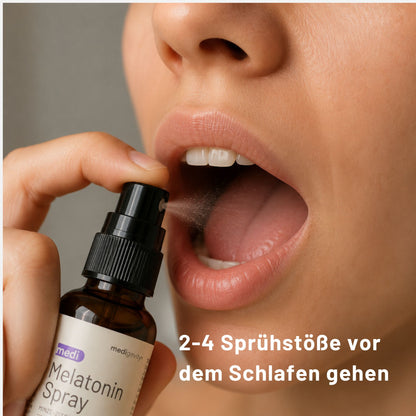 medi melatonin Spray Einnahme