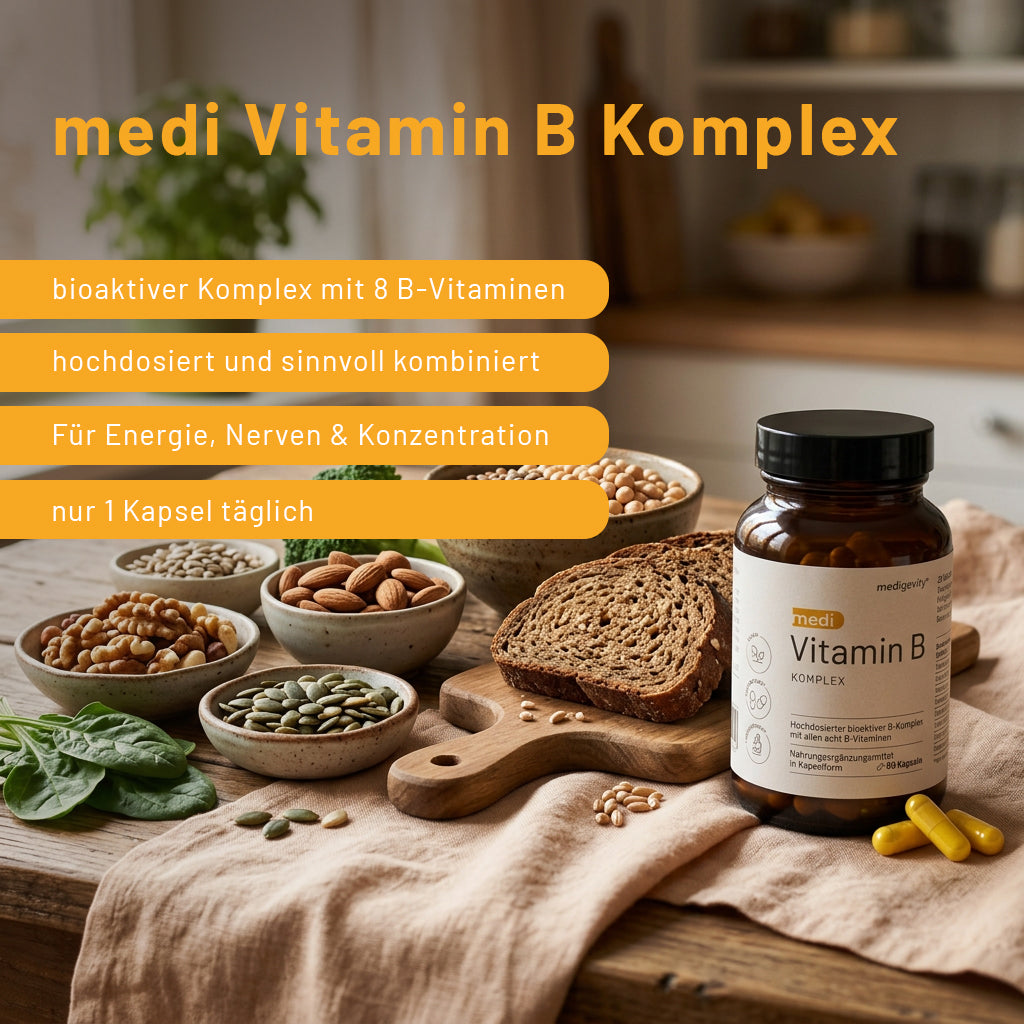 medi Vitamin B Komplex Auflistung